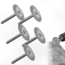 (Sharp, 10pcs) Lann Diamant 40mm le Seafta 6mm atá comhoiriúnach le Greanadh & Gearradh Tíleanna, Eibhear, Marmair, Ceirmeach
