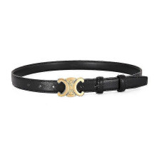 Womens Thin Leather Belt Fashion Designer Belts For Jeans Pants Dresses