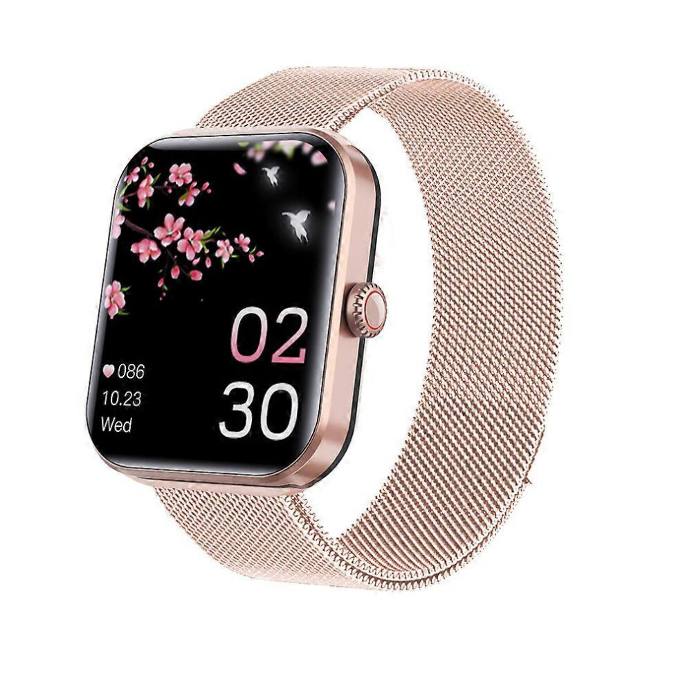 F57L Blood Glucose Sugar Smart Watch Body Temperature Waterproof HRV ECG Monitor