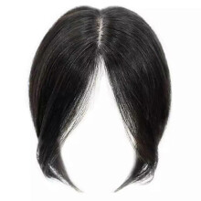 Real Topper Middle Side Part Human Hair,Hair Toppers for Women