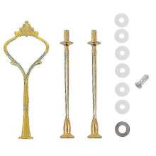 10 Set Cake Stand Fittings Kits Tiered Tray For 3 Tier Cake Stand Holder Hardware