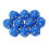 (Blue) 10pcs 16 Sided Dice D16 Polyhedral Dice for Game Blue 1