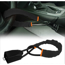 Car Steering Wheel Lock, Anti-Theft Device, compatible Max 17 Inch Length, Small and Light-Weight, Multi-Functional, Fit Most Vehicle, SUV