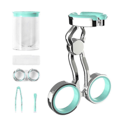 (Green) Comprehensive Contact Lens Aid Kit - Advanced Tool for Safe and Easy Insertion/Removal