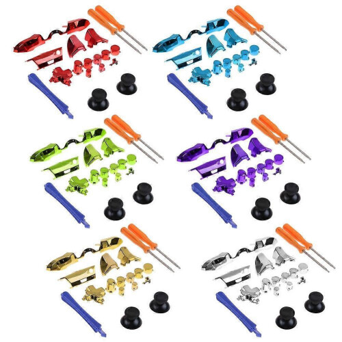 compatible Xbox One Elite Controller compatible Parts Kit Electroplating Accessories Set 2