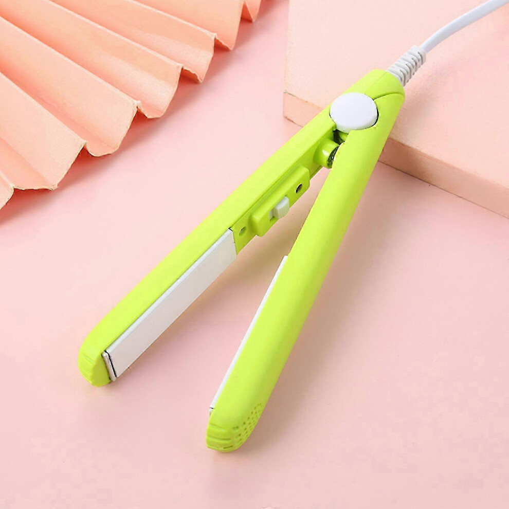 Mini curling iron for short hair, 2-in-1 hair curler and straightener 2023