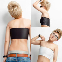 Women Hot Breathable Strapless Chest Breast Binder Trans Cosplay-hy