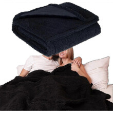 Loveblanket - The Waterproof Blanket Love Blankets for Couples Waterproof Splash Blanket for Bed Intimacy (Black 40 * 57in)