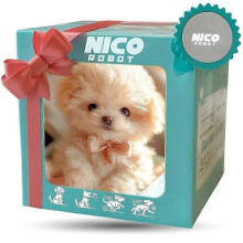 2025 Nico Robot Dog,Cat,Penguin,Panda,My Realistic Robot Puppy,Cat, Interactive Plush Toy That Acts Like a Real Puppy,Cat