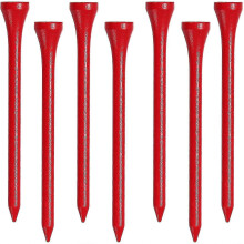 Piao Golf Tees, 2 3/4 Inch, 70 Count, Professional Deluxe Wooden Golf Tee, Natural Hard Wood Golf Tee A