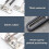 Swing Bar Lock Security Dormitory Pinball Positioning Anti Theft Guard Brushed 3