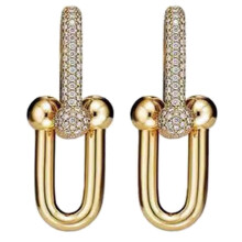 (Gold-color, Style 1) Hufeisenohrringe – Vielseitige Ohrringe in Hufeisenform, die Ihren Look perfekt abrunden
