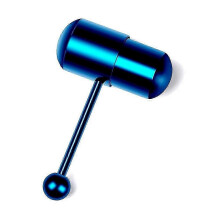 (blue) 25-26 Tongue Stud Tongue Piercings Women Piercing Jewelry Body Jewelry Vibrating Tongue Nail Tongue Ring