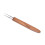 3pcs 0.5mm Dreadlock Crochet Needle Hook Bamboo Handle Hooks Tools Making 2