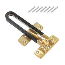 Swing Bar Lock Security Dormitory Pinball Positioning Anti Theft Guard Brushed