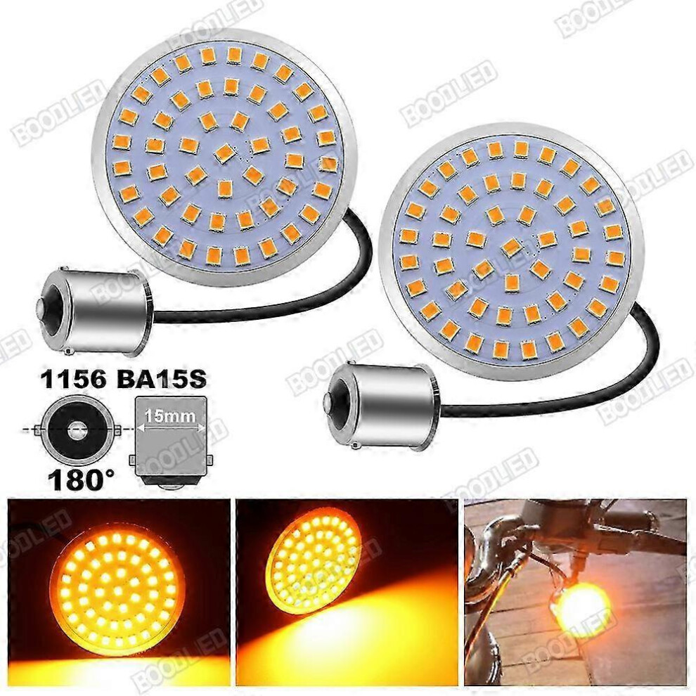 Led Turn Signal Bulbs Compatible Harley Davidson Motorcycle 1157 1156 Compatible 6902344635471
