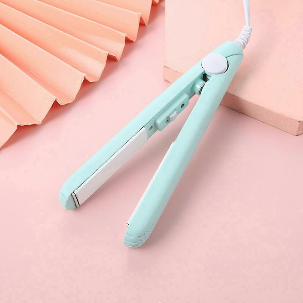 Mini curling iron for short hair, 2-in-1 hair curler and straightener 2023