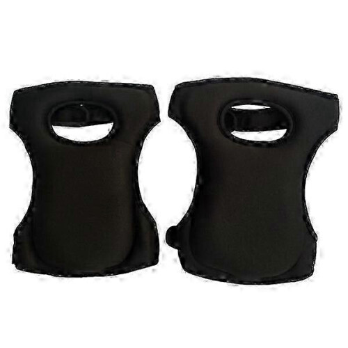 (black) Memory foam knee pads for gardening, lightweight and protective 2