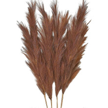 Pampas Grass Decor Tall, Faux Pampas Grass Large Fluffy 15 Stems 3.7Ft (45" 110cm) No Shedding, Dried Pampas Grass Plants for Home Boho Farmhouse Ro