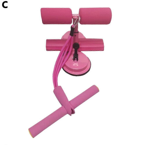 (1pcs,Pink)Ab Training Auxiliary Device, Double Suction Cups, 3Levels of Height Adjustment