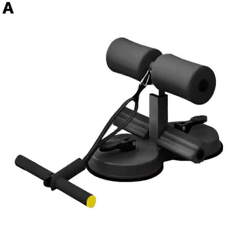 (2pcs,Black)Ab Training Auxiliary Device, Double Suction Cups, 3Levels of Height Adjustment 1