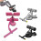 (2pcs,Black)Ab Training Auxiliary Device, Double Suction Cups, 3Levels of Height Adjustment 5