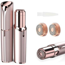 2025 Latest Model  Women's Facial Hair Remover Battery Powered with 2 Replacement Heads, Women's Facial Shaver for Peach Fuzz Upper Lip, Chin, Wom