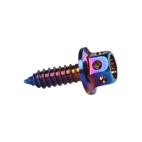 (Blue) Portable Professional Unique Modification Burned Screw Titanium Screws M5 Motorcycle Self-Tapping Shell Car 1