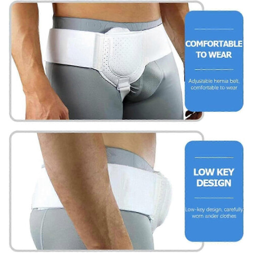 Men's Groin Support Belt, Left or Right Side Inguinal Hernia Truss 1