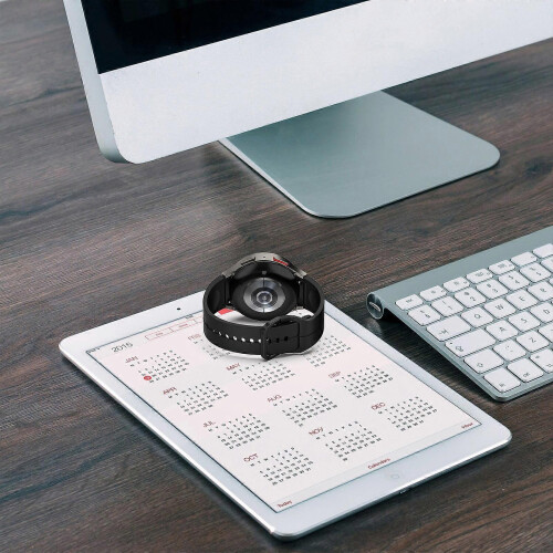 (Black) Silikonarmband kompatibel mit Garmin Venu 2