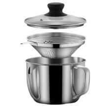 Jug Sauce Home Oil Filter Set 304 Stainless Steel Soup Sieve Cup