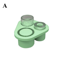 (green 1PCS) Silicone Ice Lattice Ice Making Mold with Three Silicone Ice Grids