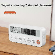 Magnetic Digital Timer with LED Display for Kitchen Cooking and Fitness Workout Sessions