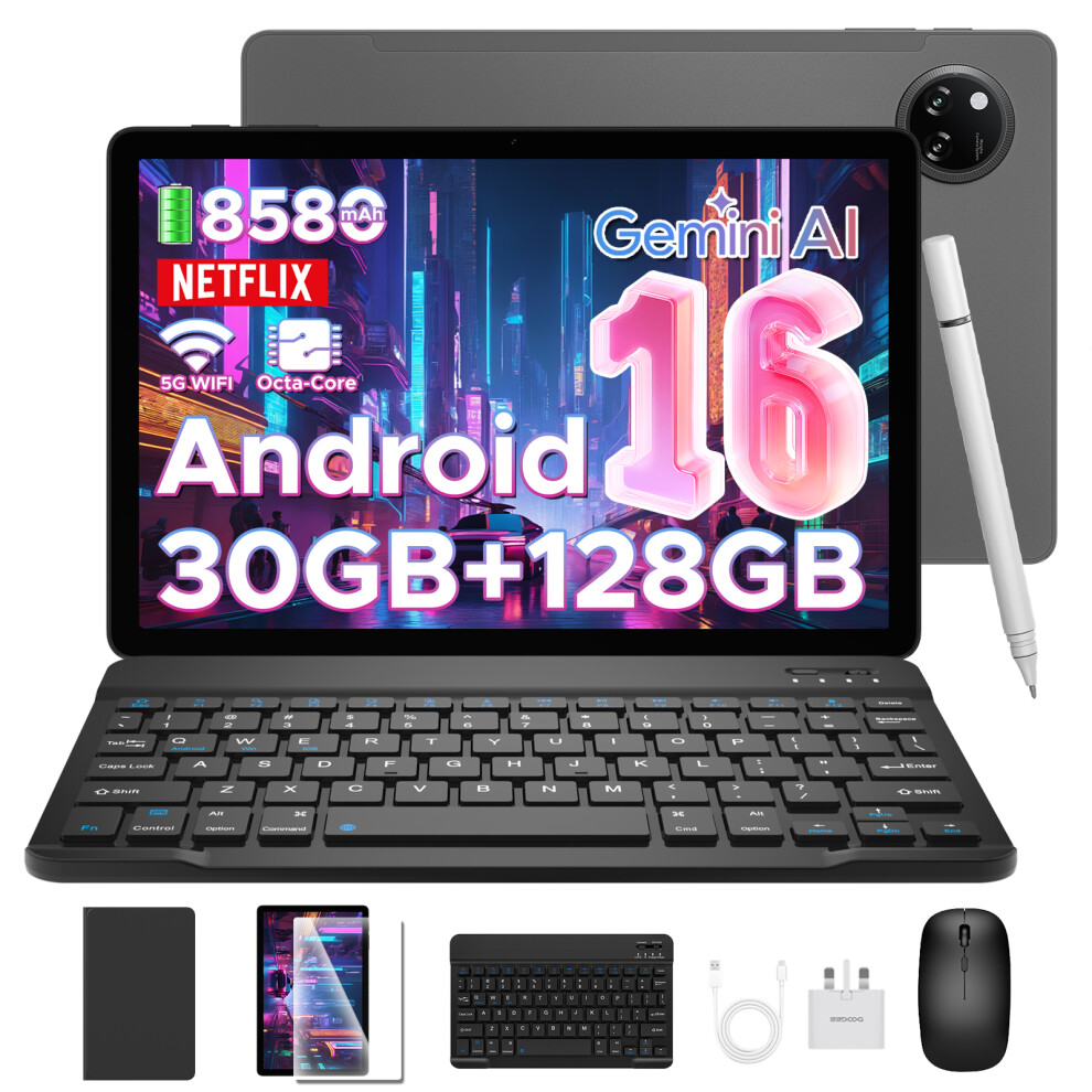 Doogee Tab A9 Pro+ 11 Inch Tablet, Android 15 Tablet With Keyboard 6942654901880