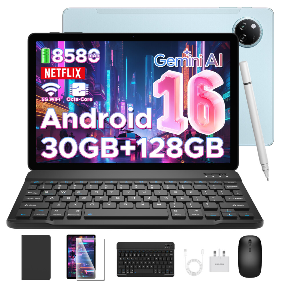 Doogee Tab A9 Pro+ 11 Inch Tablet, Android 15 Tablet With Keyboard