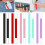 (Black) Professional Mobile Phone CaseRing Silicone Rope Phone Holder Strap Grip Loop Wristband Compact Modern 4