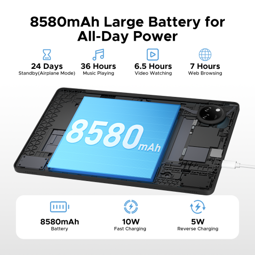 DOOGEE Tab A9 Pro+ 11 Inch Tablet, android 16 tablet with keyboard 2