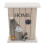 Large Capacity Wooden Wall Key Holder Mediterranean Decorative Box 1