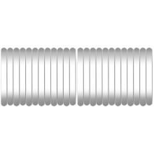24Pcs Silver Stainless Steel DIY Bracelet Blanks for Open Cuff Making