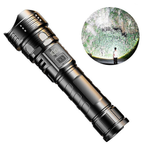 Super Bright Flashlights Waterproof Tactical Super Bright Torch Zoomable Camping 2
