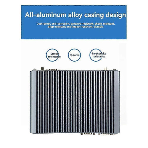 I5-4278U Fanless Industrial Mini PC 2x Gigabit LAN 2x COM 8x USB Support WiFi 4G SIM LTE Win Linux 2
