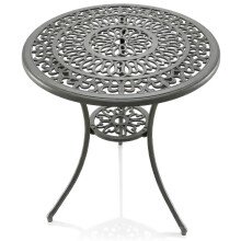 Centurion Supports POSITANO Garden & Patio Grey Cast Aluminium Bistro Table