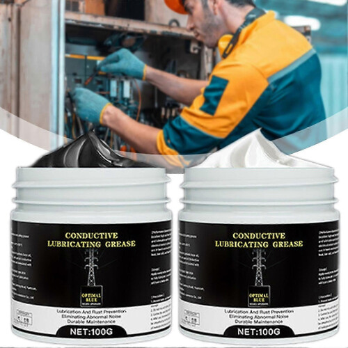 (Black) Electrical Conductive Grease Professional Electricity Compound for Power for Industrial Machinery Upkeep 1