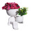 2 Pack Ceramic Planters for Succulent Cute Creative Humanshaped - PR 2