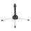 Clarinet Stand Foldable 4-Leg, Black/Silver 1