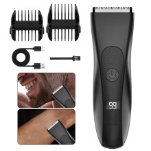 High-Quality Men's Electric Body Hair Trimmer and Electric Shaver, Suitable for the Body, Beard, Legs, and Arms;