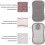 6 Pack Kitchen Scrub Sponges Reusable Non-scratch Microfiber Sponge Heavy Duty 3