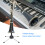 Clarinet Stand Foldable 4-Leg, Black/Silver 11