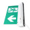 Exit Sign LED Battery 800mAh Green AC85-265V 3W 2