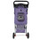 Purple Dot Foldable Pet Stroller with Swivel Wheel 3